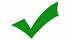 green check