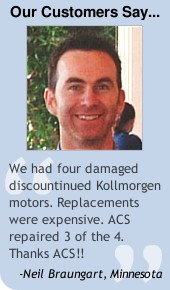 Stepper Motor Repair Testimonial